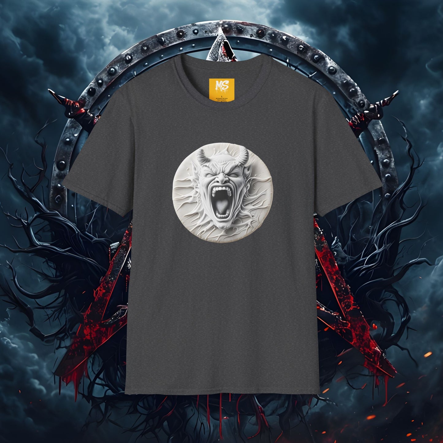 Demon wafer Unisex Graphic T-Shirt - Fierce Beast Design