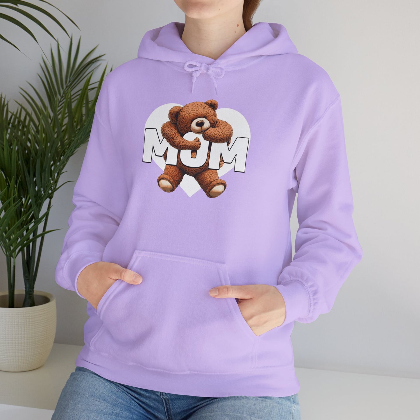 Cozy Mum Hoodie with Cute Bear Design