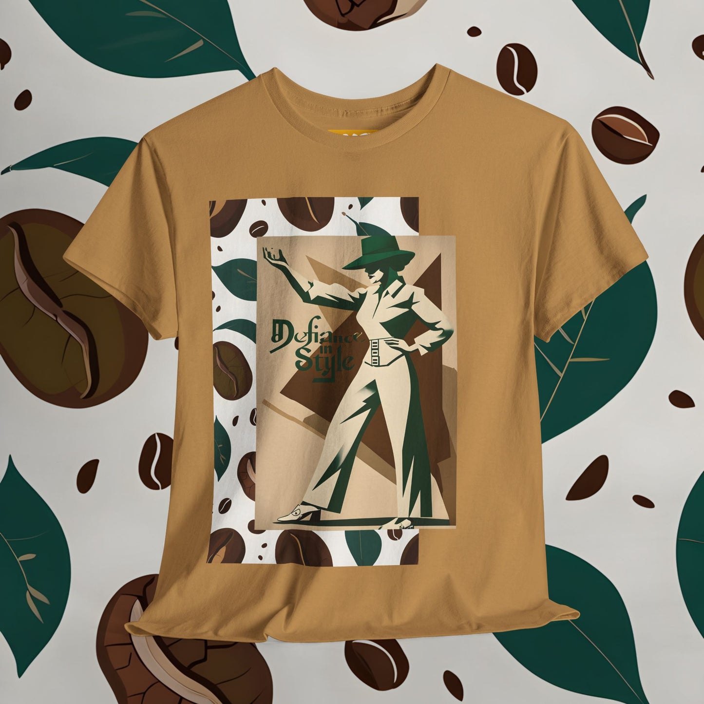 Vintage Coffee Style Unisex Heavy Cotton Tee