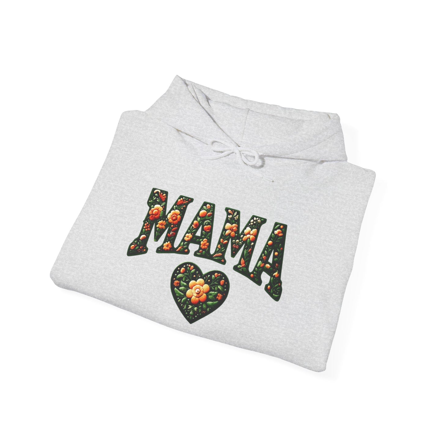 Floral Mama Hoodie - Unisex Heavy Blend™ Sweatshirt for Moms