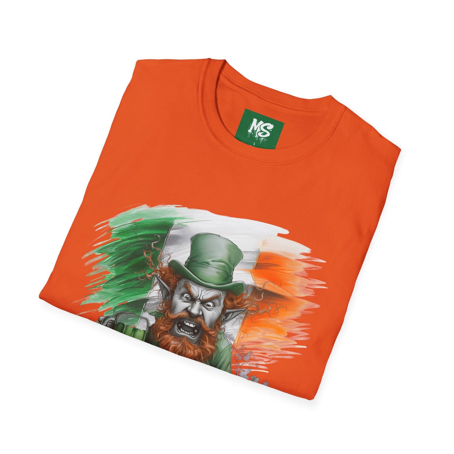 St. Patrick's Day Irish Leprechaun T-Shirt - Unisex Softstyle Tee