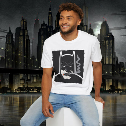 Cool Batman Graphic Unisex T-Shirt Smoking