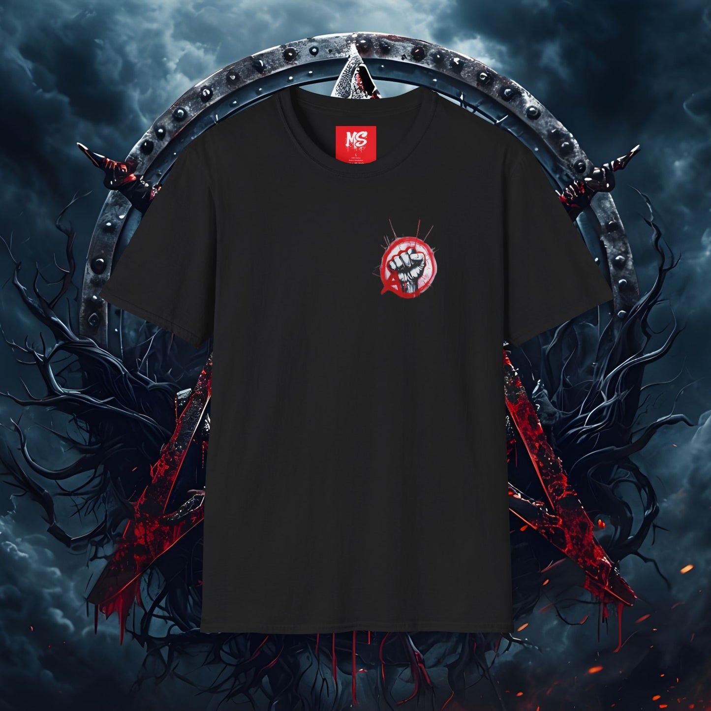 Revolutionary Fist Graphic T-Shirt - Unisex Statement Tee