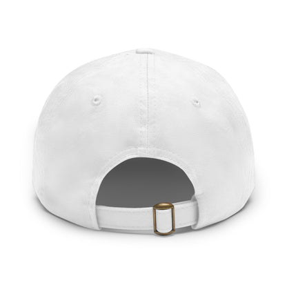 St. Patrick's Day Dad Hat with Leather Patch - Lucky Charm Design