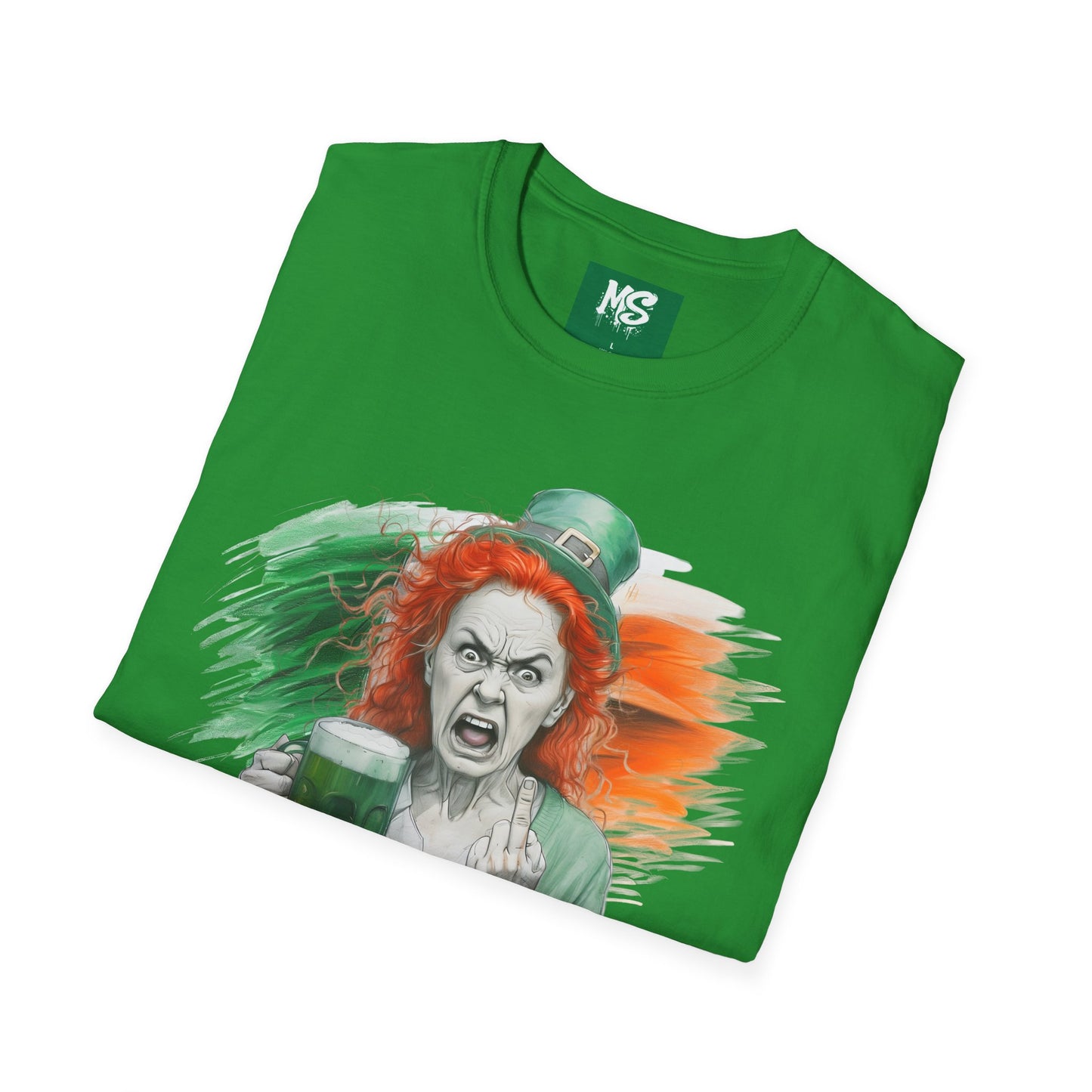 St. Patrick's Day Mood Swing T-Shirt - Unisex Softstyle Tee