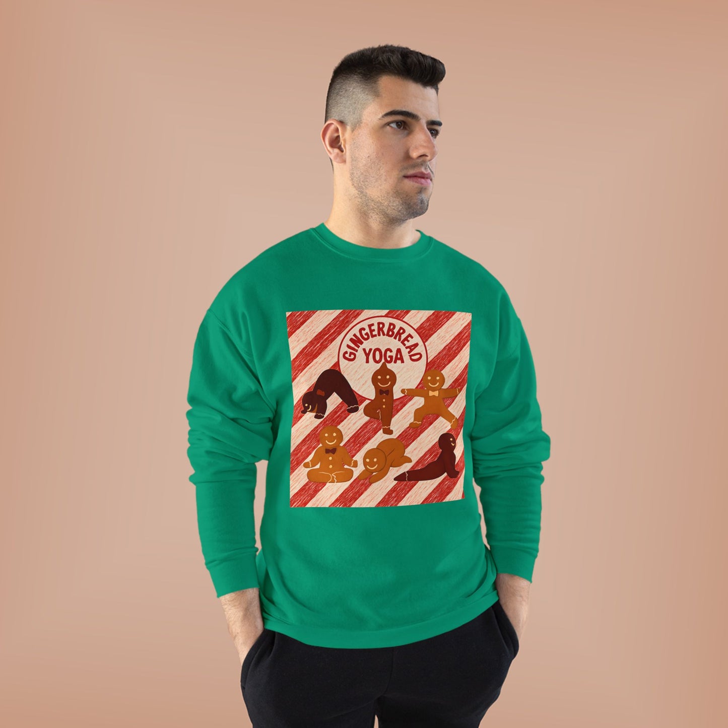 Gingerbread Yoga Crewneck Sweatshirt