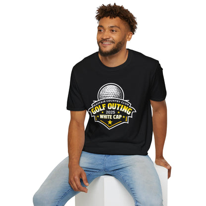 Golf Outing 2025 Unisex Softstyle T-Shirt | Mayfair Country Club Apparel
