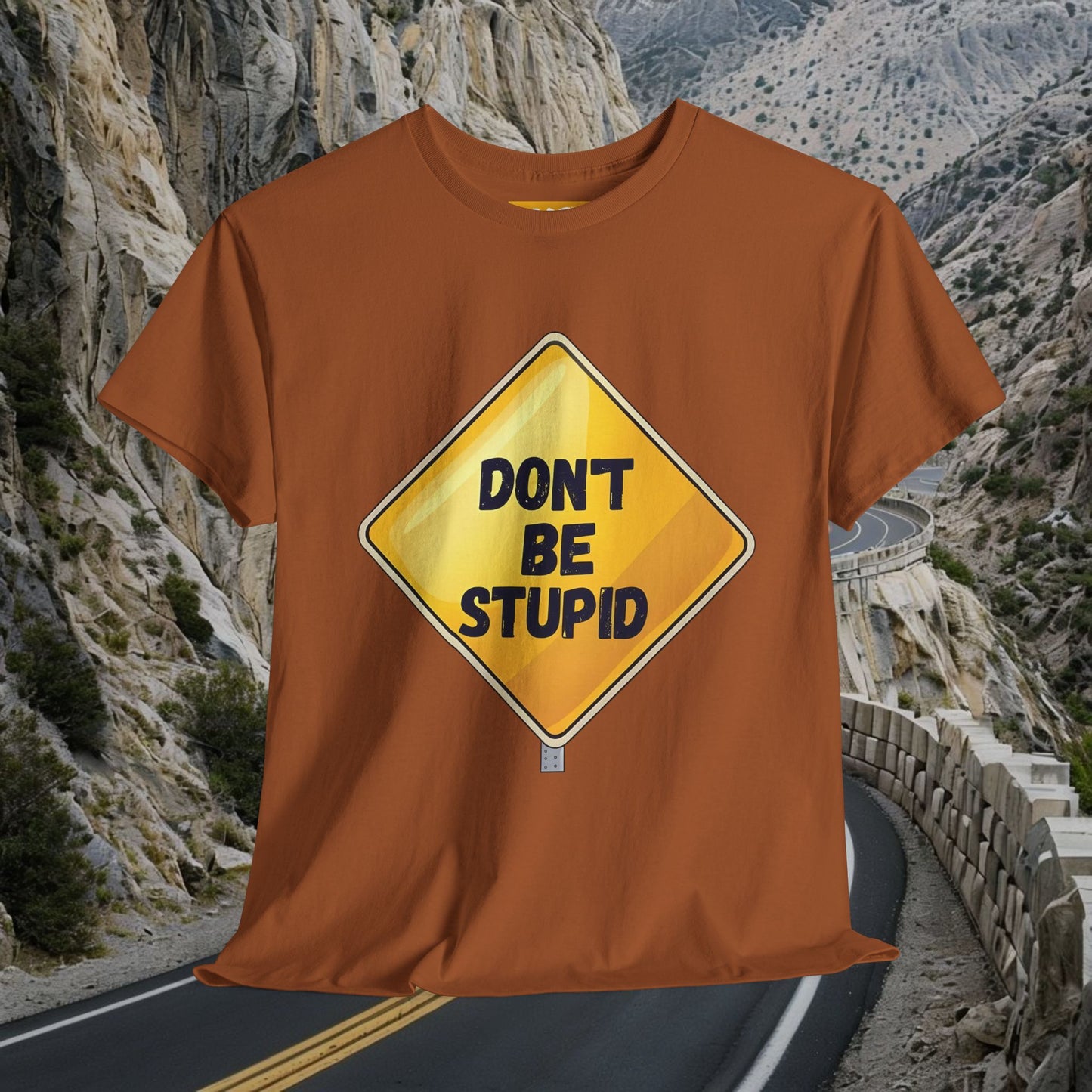'Don't Be Stupid' Quirky Graphic Shirt