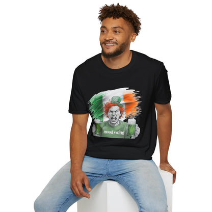 St. Patrick's Day Mood Swing T-Shirt - Unisex Softstyle Tee