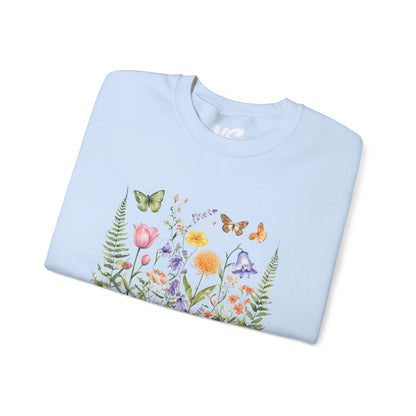 "Wildflower Whimsy" Unisex Heavy Blend™ Crewneck Sweatshirt