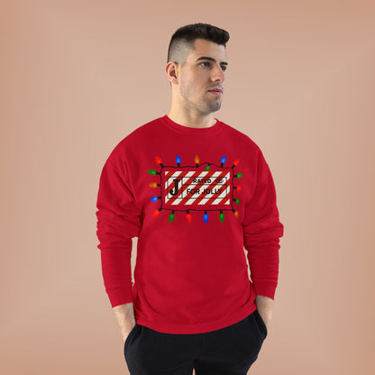 Holiday Lights 'Tis the Season' Jolly Christmas Crewneck Sweatshirt