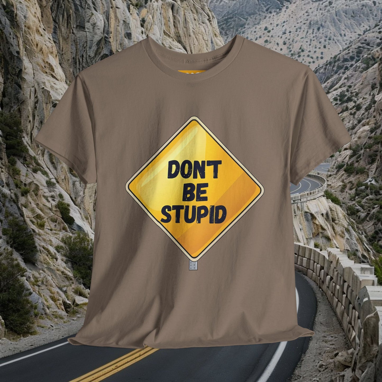 'Don't Be Stupid' Quirky Graphic Shirt