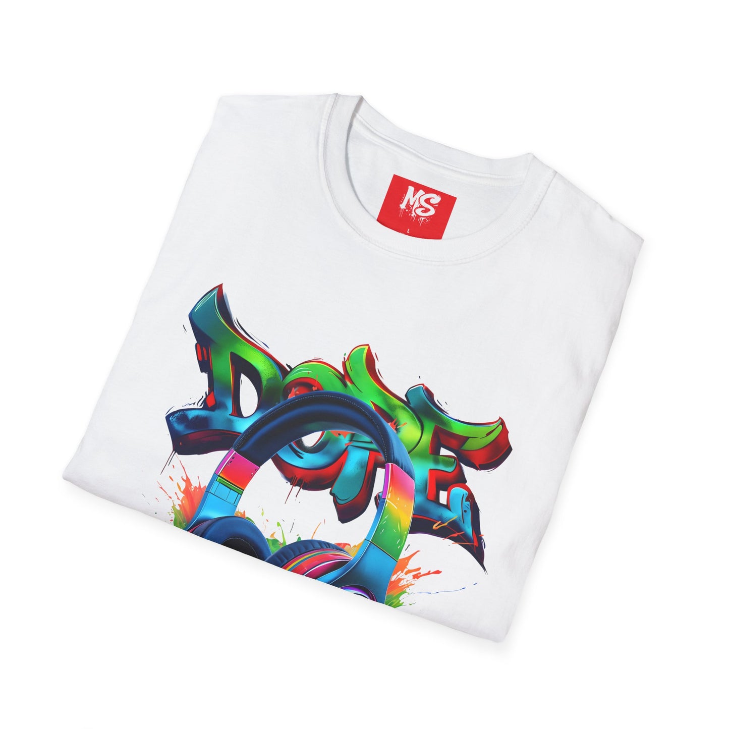 Vibrant DJ Graffiti T-Shirt for Music Lovers