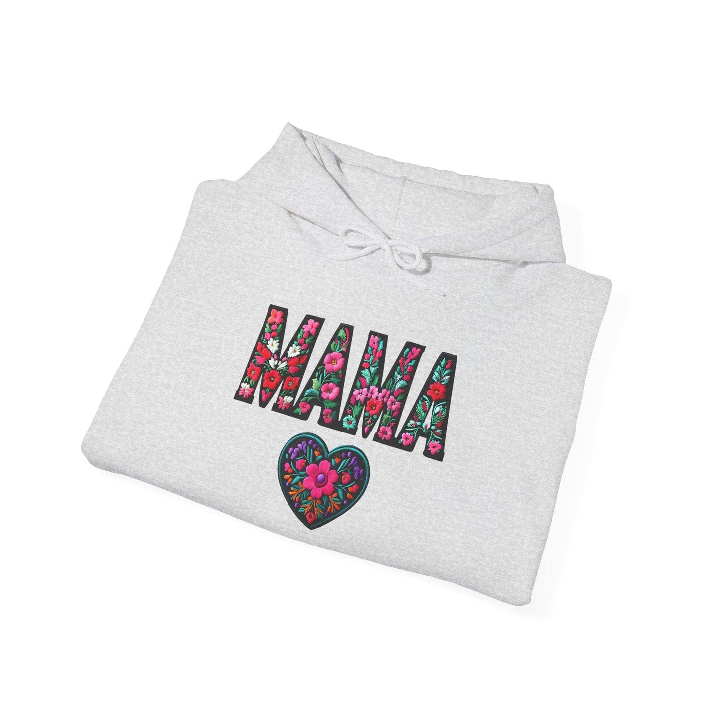 Floral Mama Hoodie - Cozy Unisex Heavy Blend™ Sweatshirt for Moms