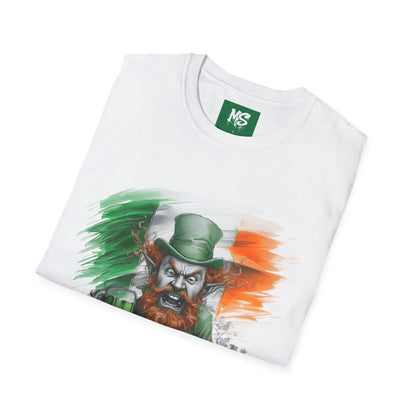 St. Patrick's Day Irish Leprechaun T-Shirt - Unisex Softstyle Tee