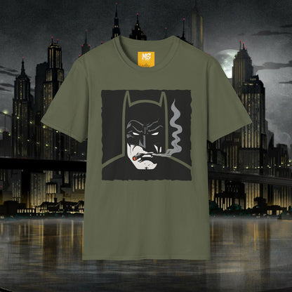 Cool Batman Graphic Unisex T-Shirt Smoking