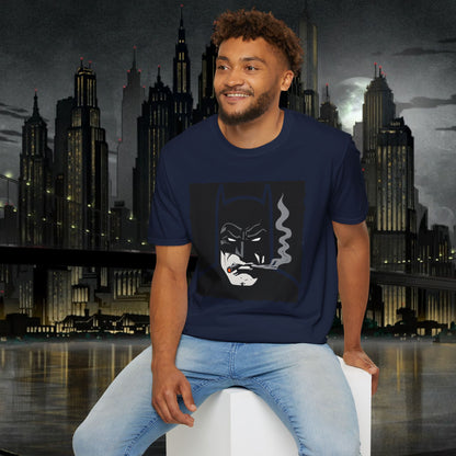 Cool Batman Graphic Unisex T-Shirt Smoking