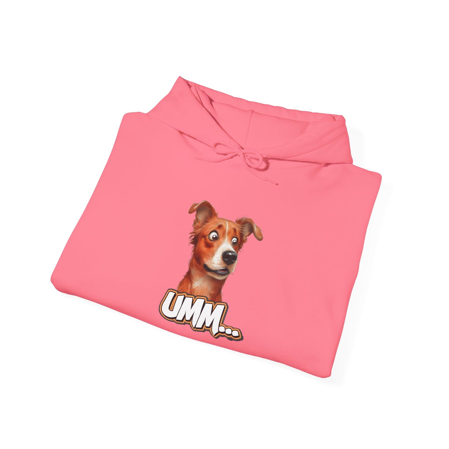 Funny Dog Graphic Hoodie - 'UMM...' Unisex Heavy Blend Sweatshirt