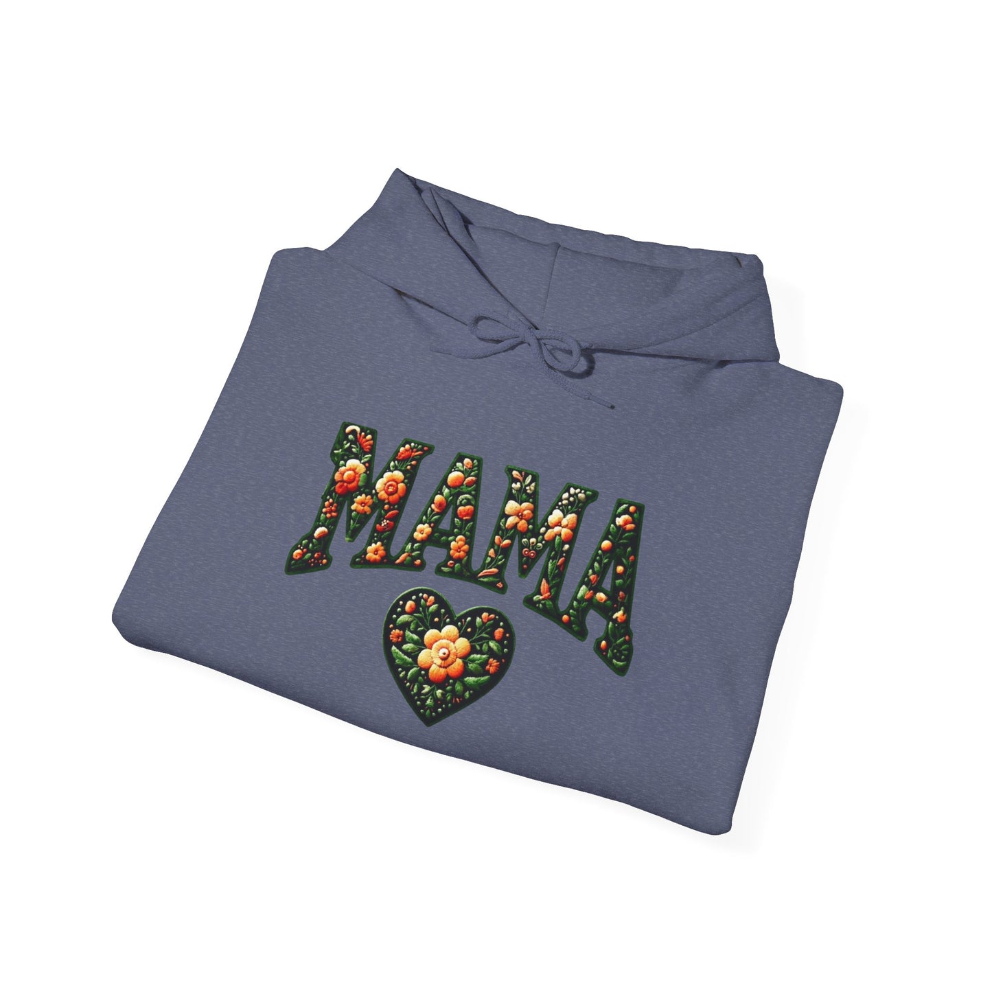 Floral Mama Hoodie - Unisex Heavy Blend™ Sweatshirt for Moms