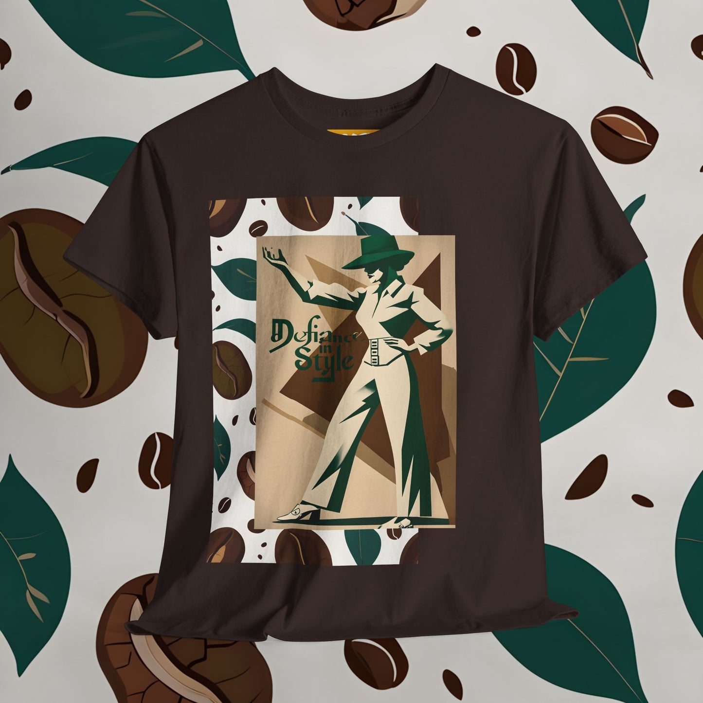 Vintage Coffee Style Unisex Heavy Cotton Tee