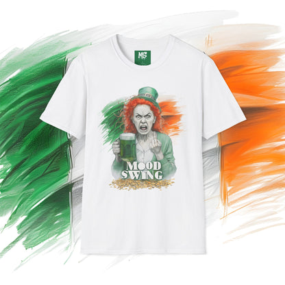 St. Patrick's Day Mood Swing T-Shirt - Unisex Softstyle Tee