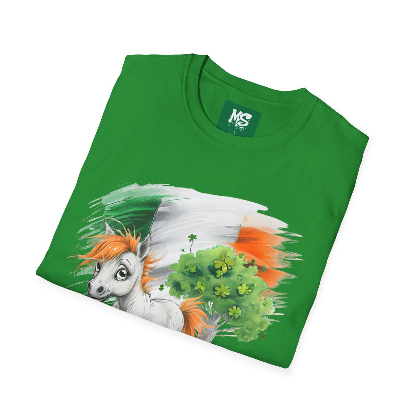 Irish Irish Pony Softstyle T-Shirt - St. Patrick's Day Apparel