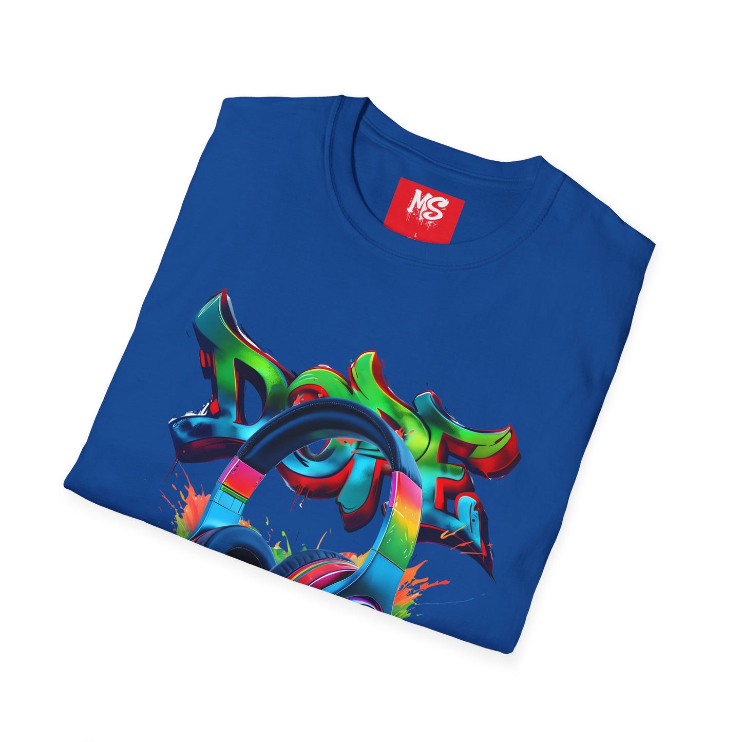 Vibrant DJ Graffiti T-Shirt for Music Lovers