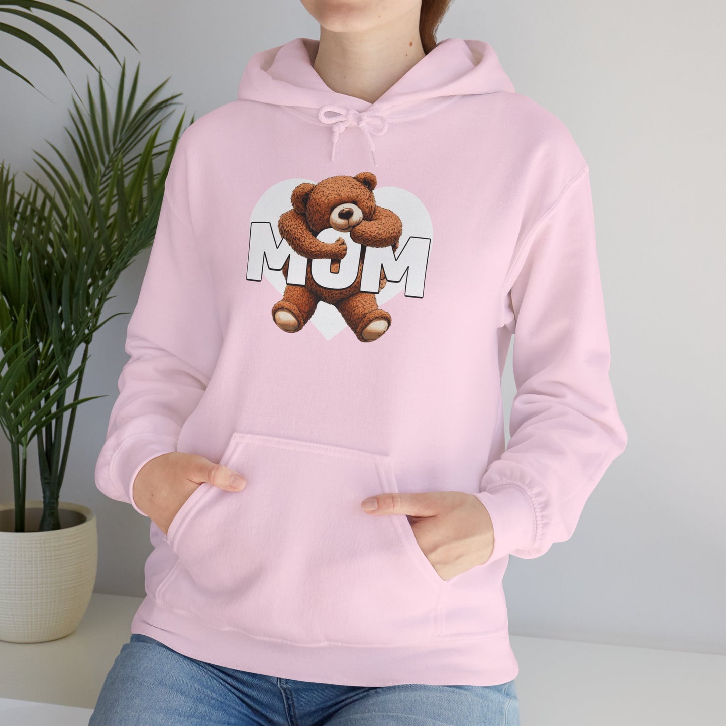 Cozy Mum Hoodie with Cute Bear Design