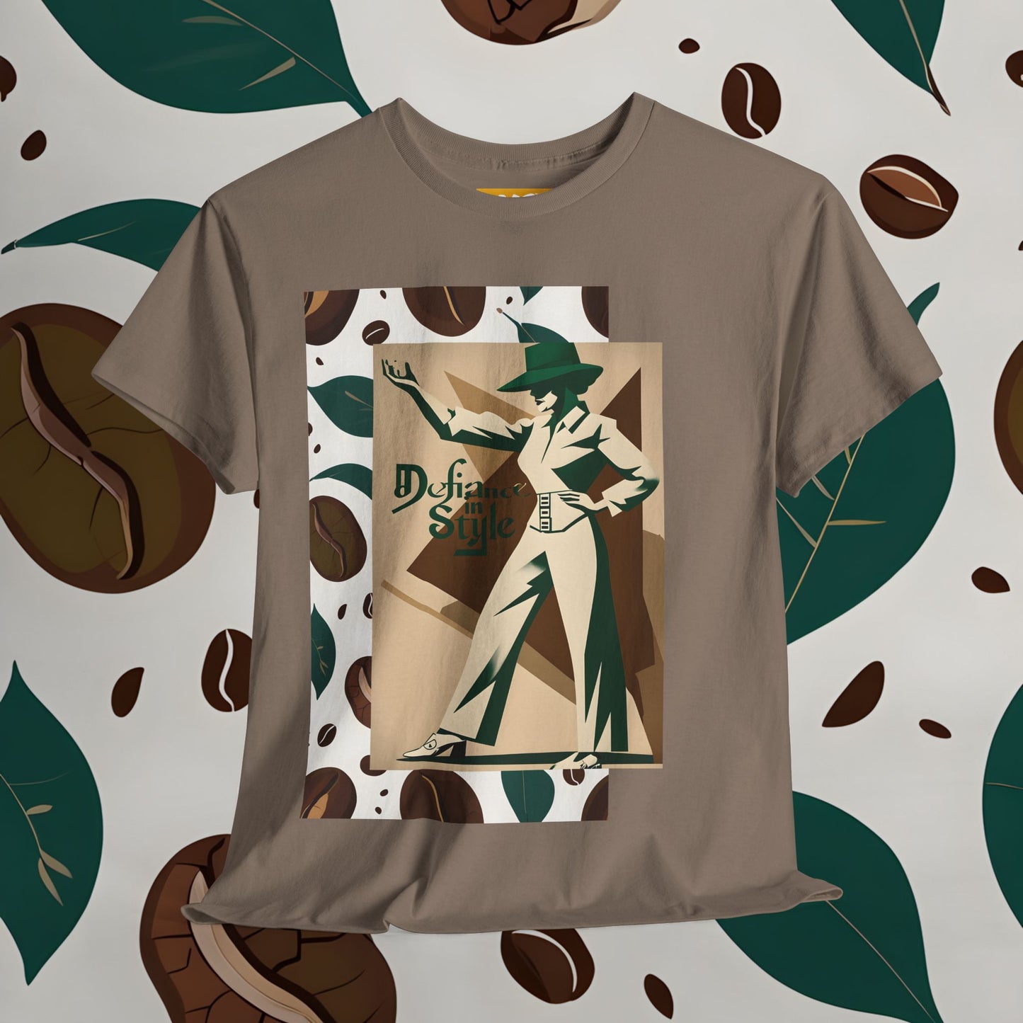 Vintage Coffee Style Unisex Heavy Cotton Tee