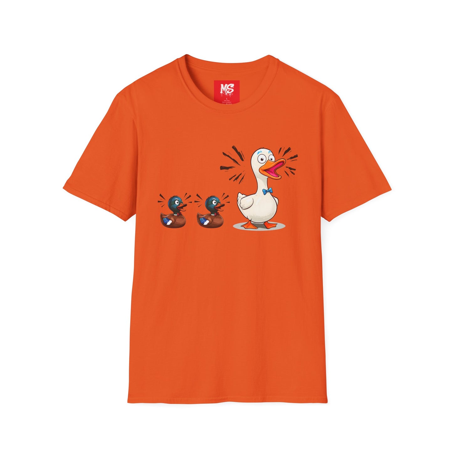 " Duck, Duck Goose" Quirky Duck Squad Unisex T-Shirt - Fun Graphic Tee for Animal Lovers