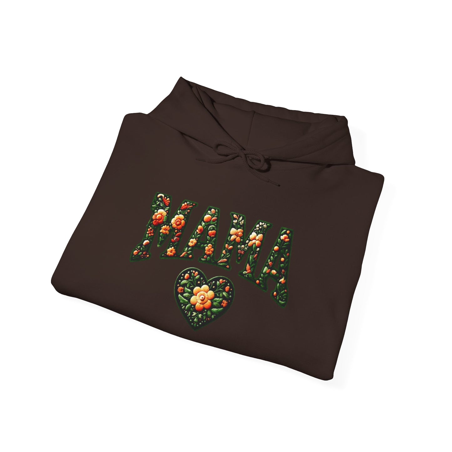 Floral Mama Hoodie - Unisex Heavy Blend™ Sweatshirt for Moms