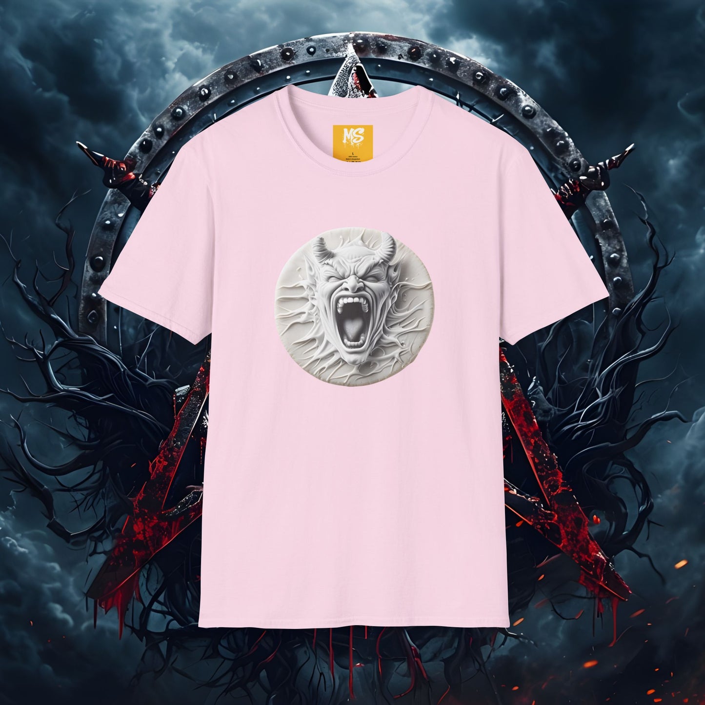 Demon wafer Unisex Graphic T-Shirt - Fierce Beast Design