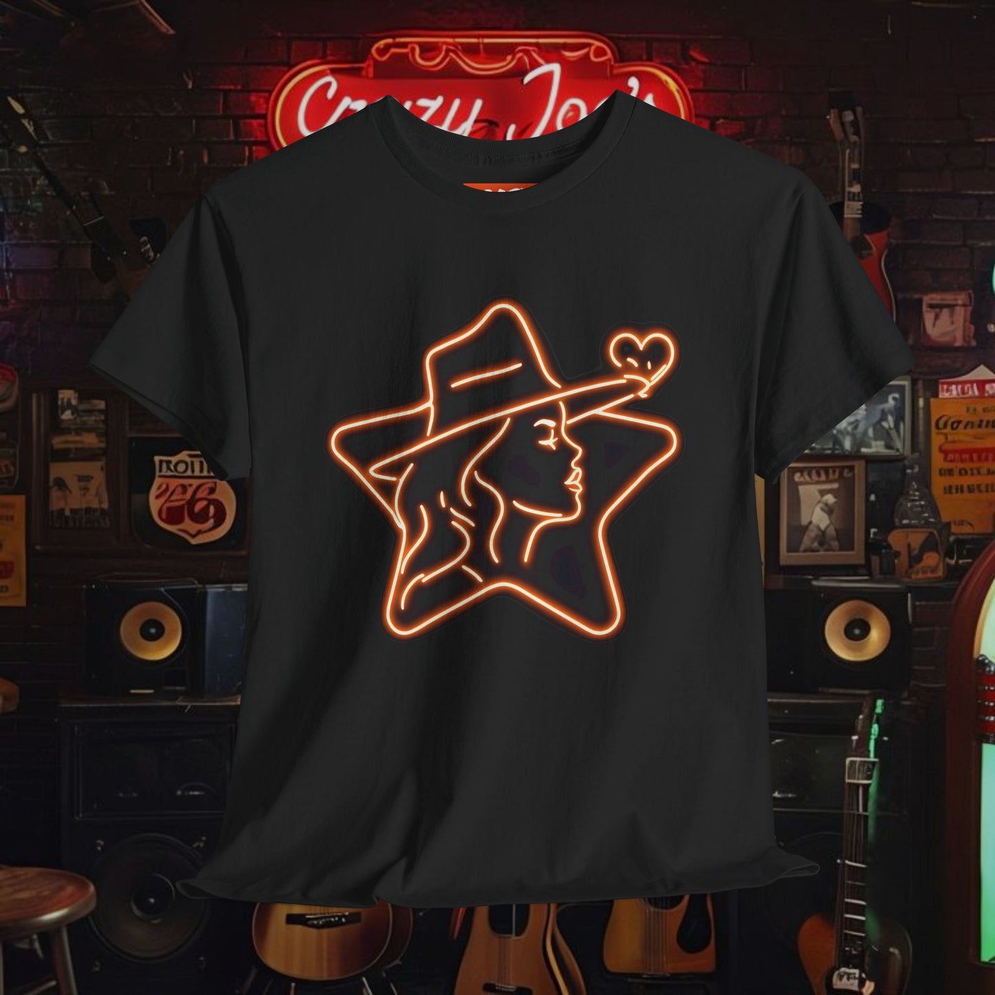 Stylish Star-country - Unisex Heavy Cotton Tee