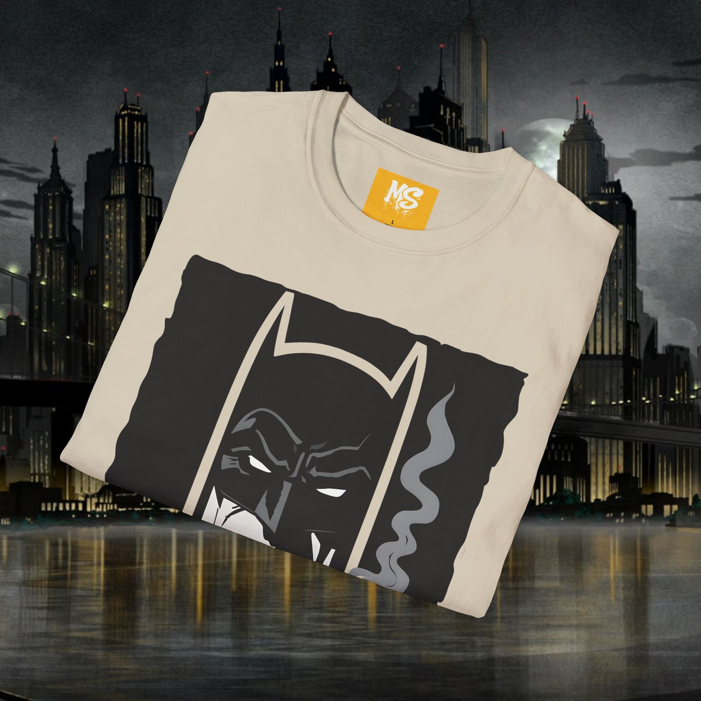 Cool Batman Graphic Unisex T-Shirt Smoking