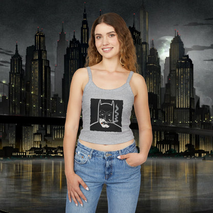 Batman Graphic Women's Spaghetti Strap Tank Top - Stylish & Comfort Fit for Fans