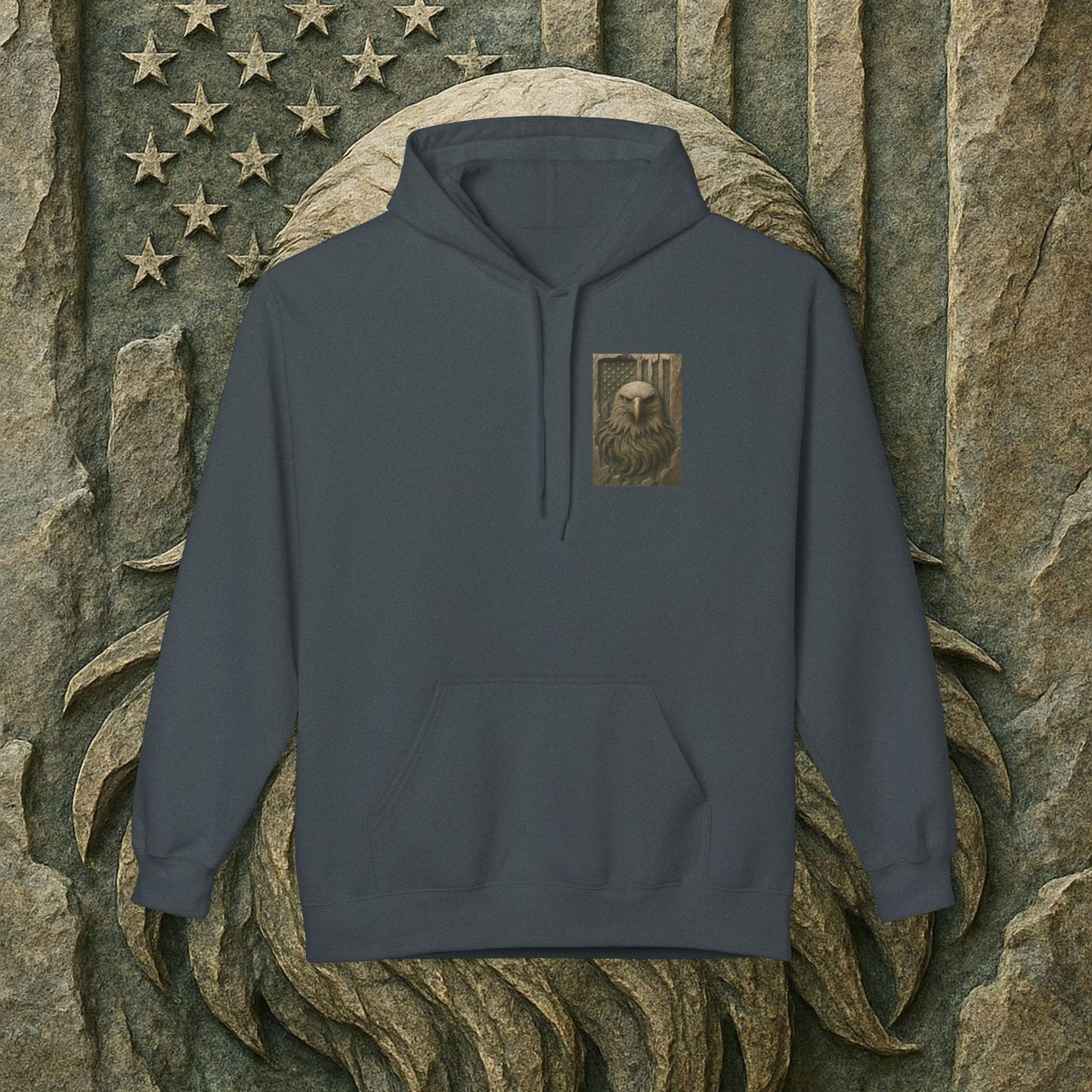 Freedom Eagle, USA, Cozy Animal Print Hoodie, Perfect for Everyday Wear, Gifts for Animal Lovers, Casual Outfits, Outdoor Adventures