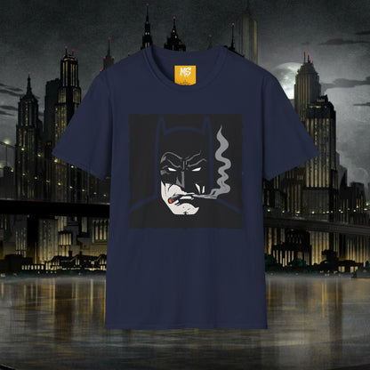 Cool Batman Graphic Unisex T-Shirt Smoking