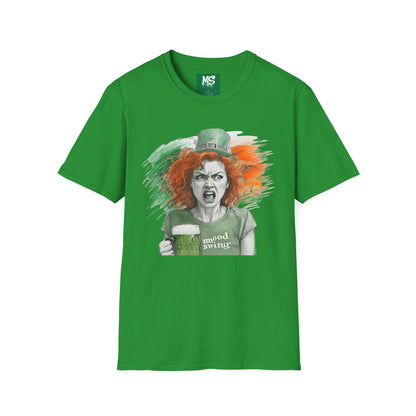 St. Patrick's Day Mood Swing T-Shirt "Irish Furt – Unisex Softstyle Tee