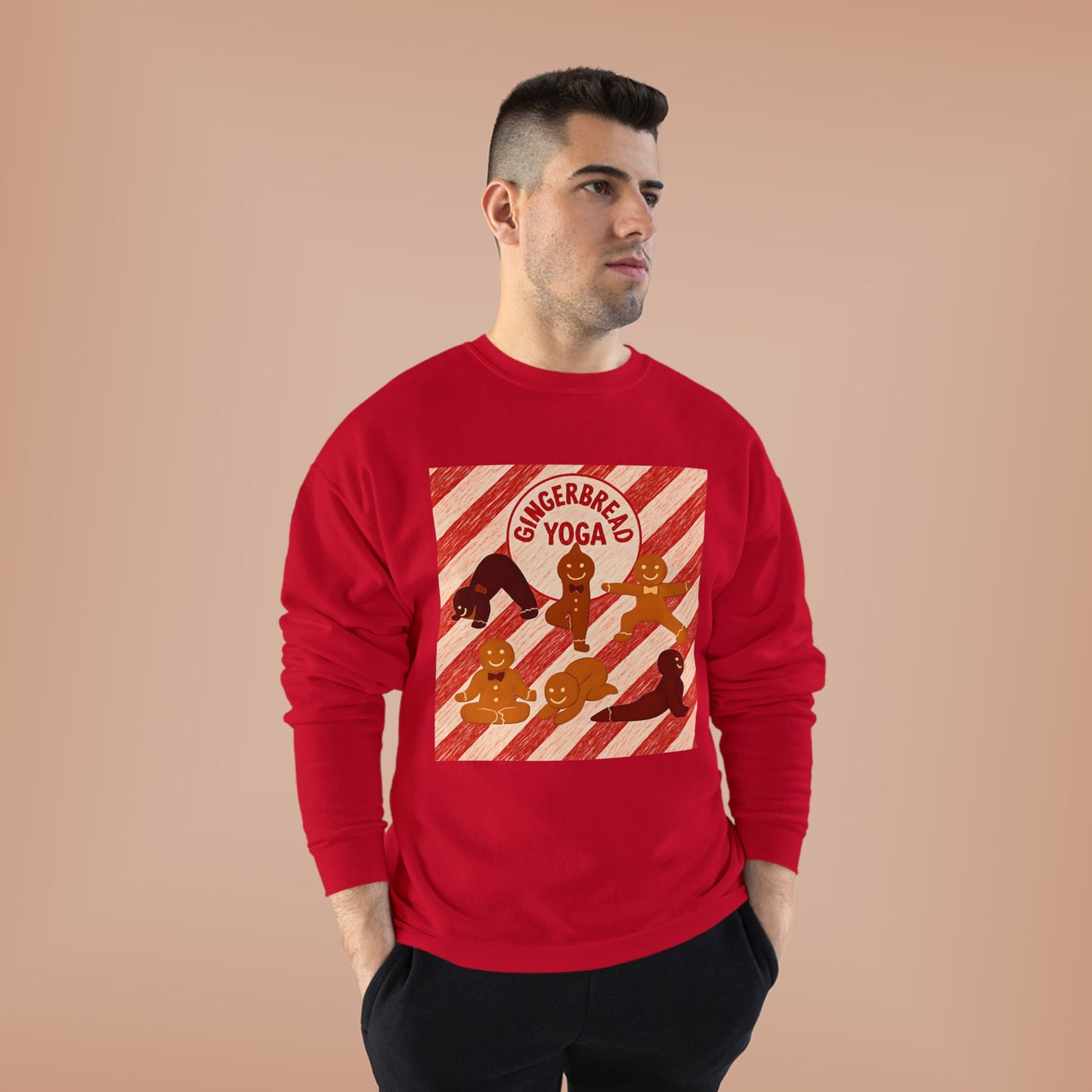 Gingerbread Yoga Crewneck Sweatshirt