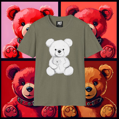 " Teddy Daisy" Unisex Softstyle T-Shirt