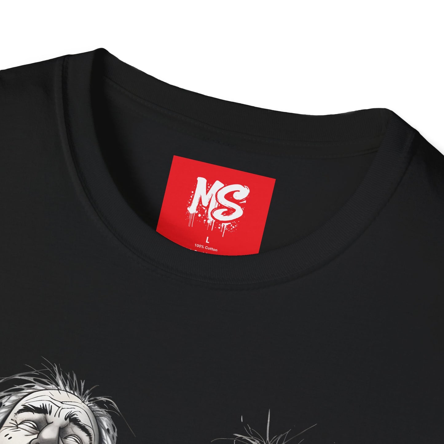 "TWO MEN WALK INTO A BAR" Unisex Softstyle T-Shirt - Graphic Tee for Bar joke fans