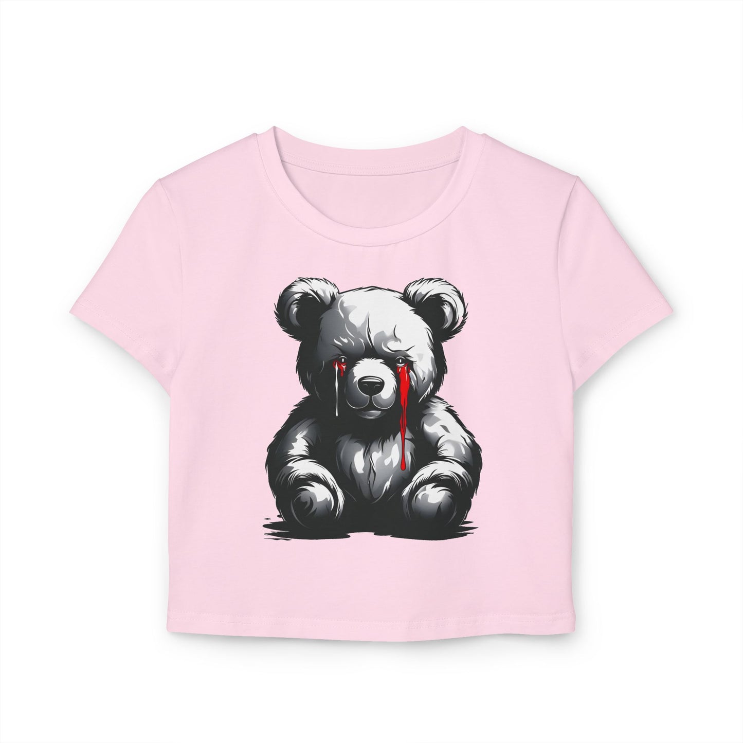 "Tearful Teddy" Women's Baby Tee