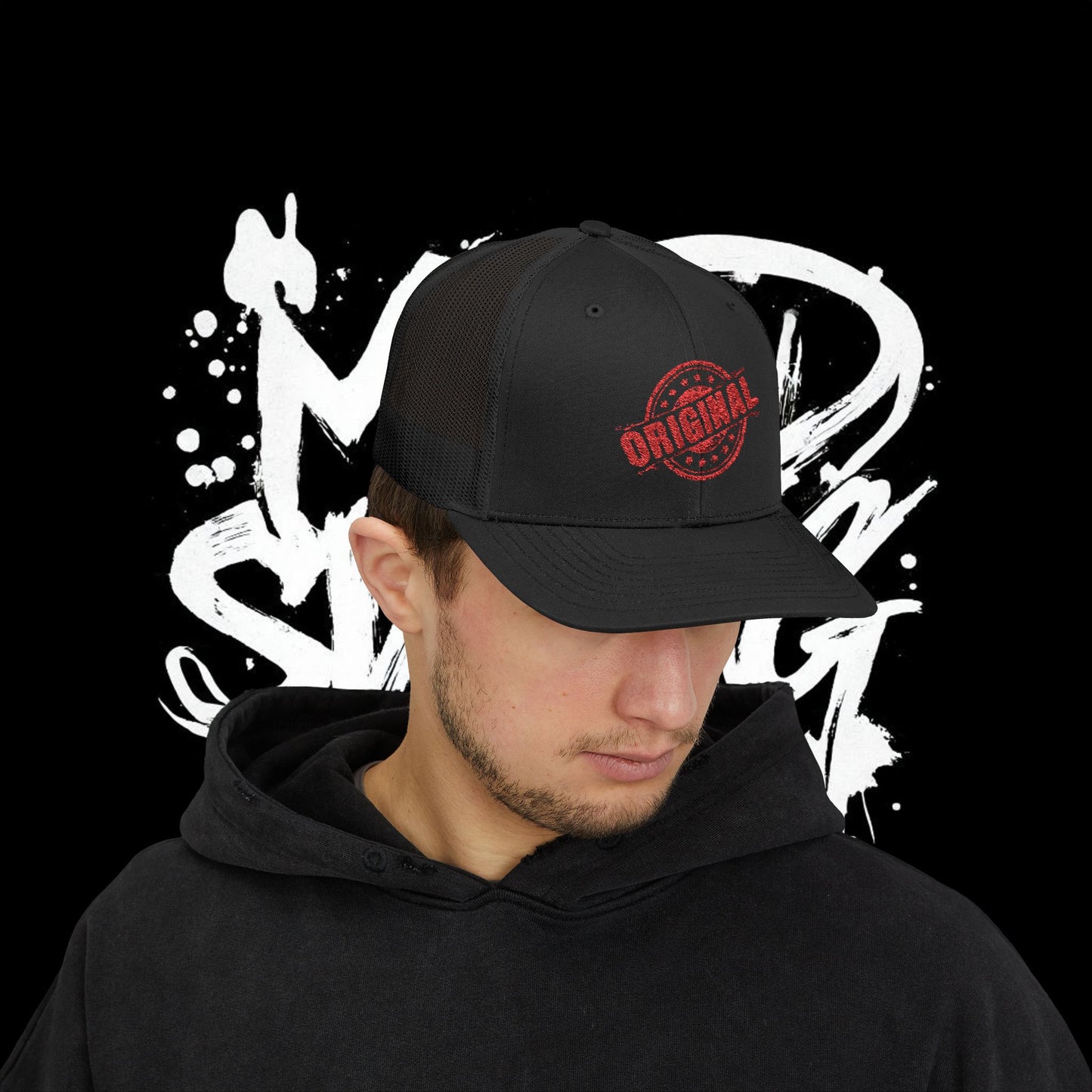 Original Snapback Trucker Cap - Stylish & Versatile Hat for Everyday Wear