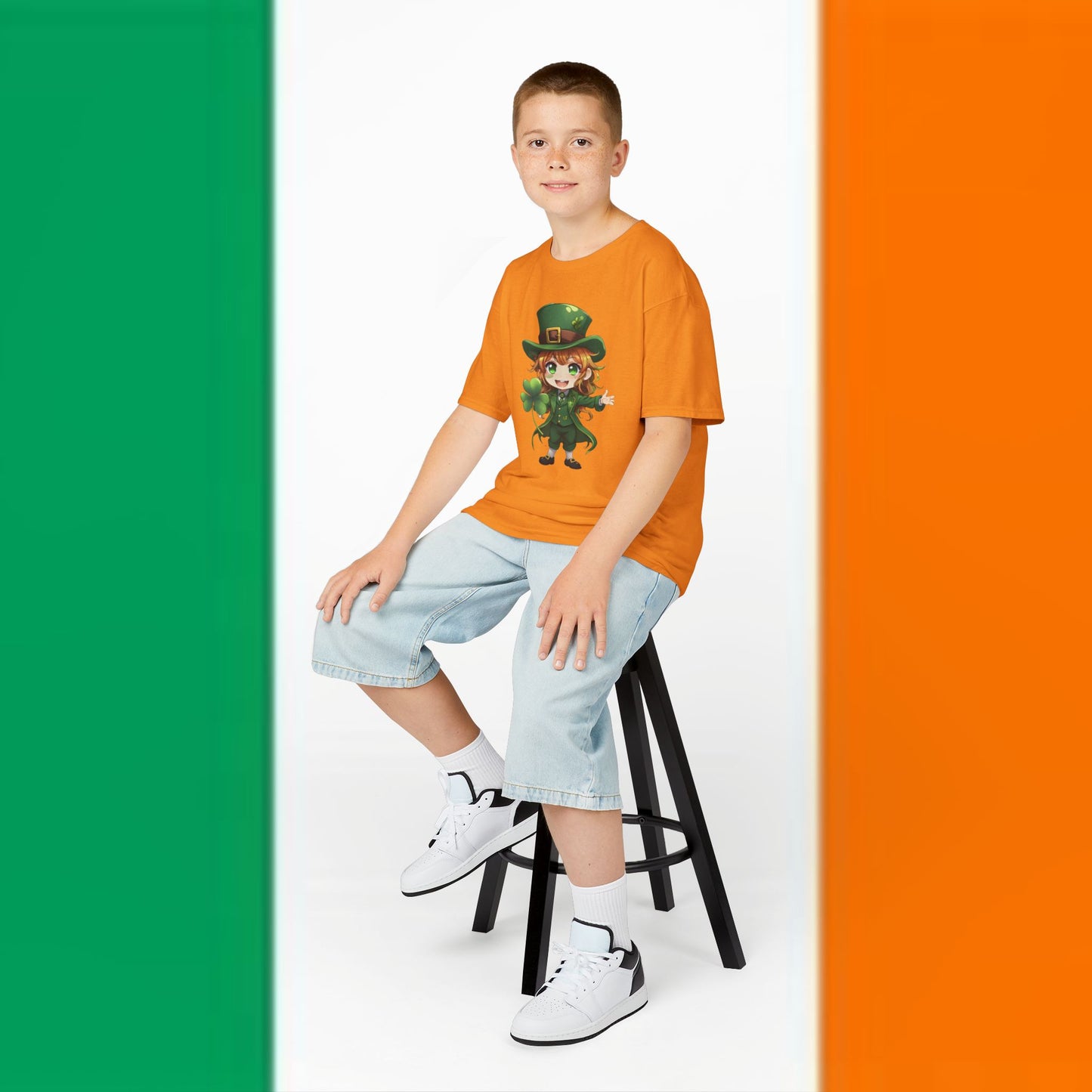 St. Patrick's Day Leprechaun Kids Heavy Cotton™ Tee