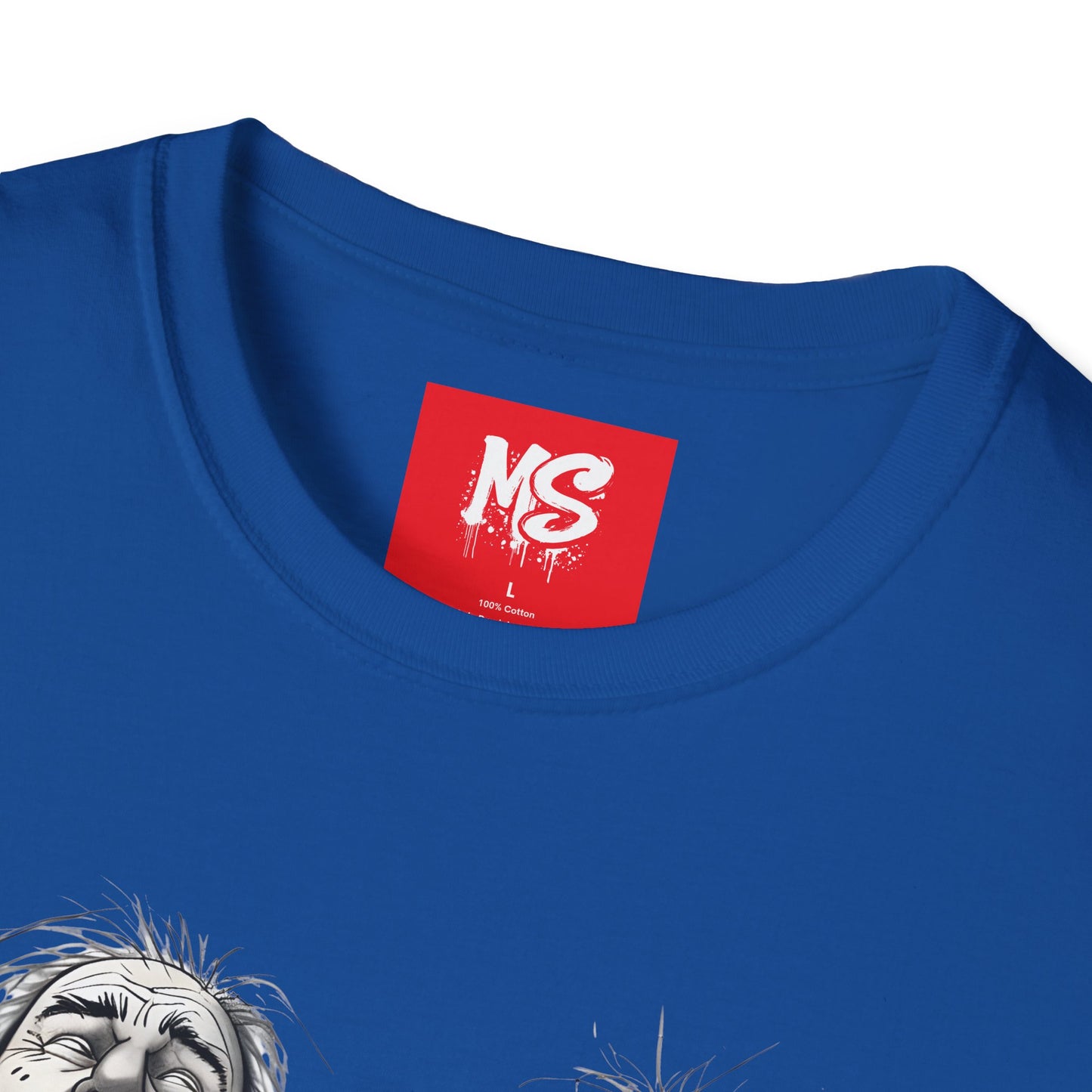 "TWO MEN WALK INTO A BAR" Unisex Softstyle T-Shirt - Graphic Tee for Bar joke fans