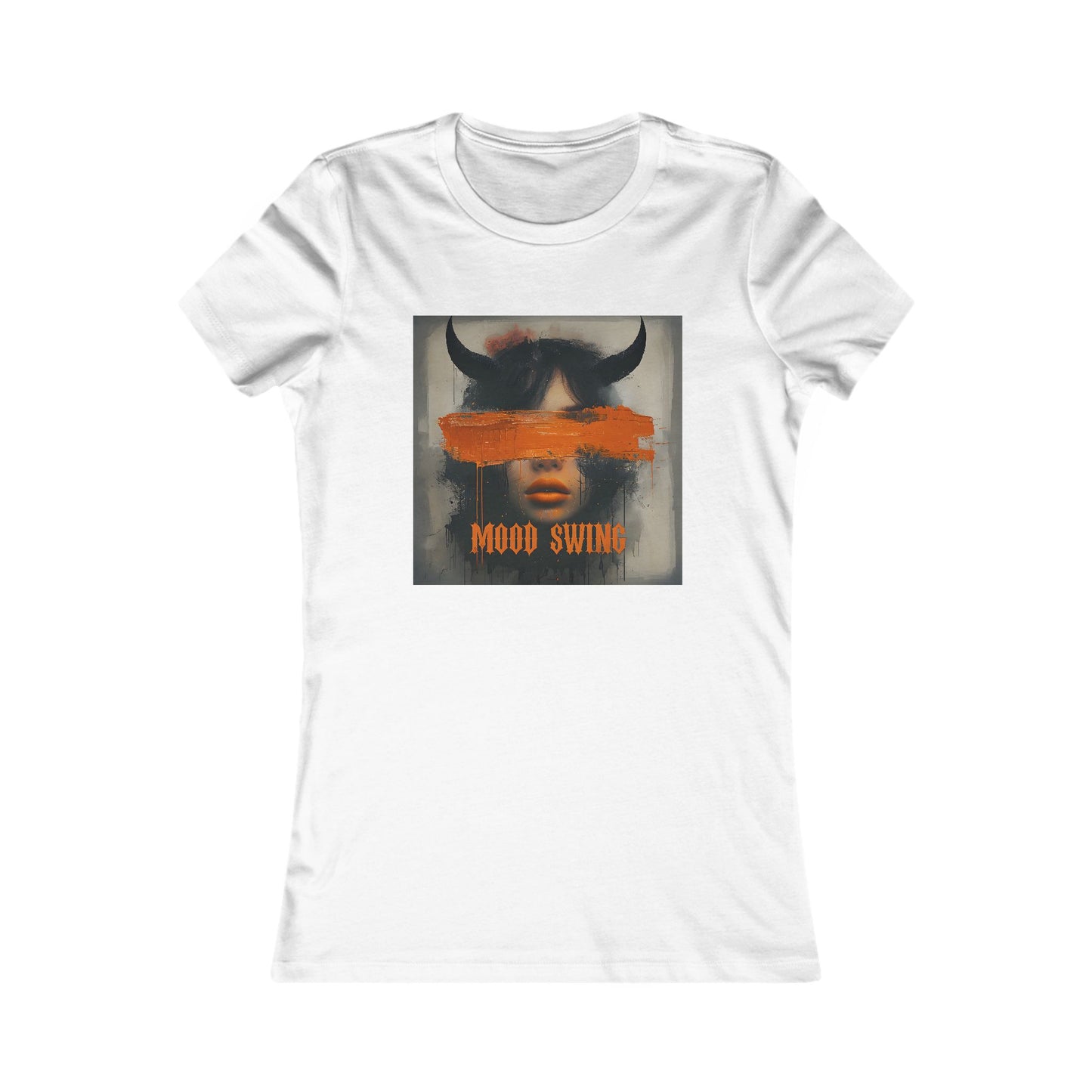 Mood Swing Gothic Graphic Tee for Women - Casual Daily Wear