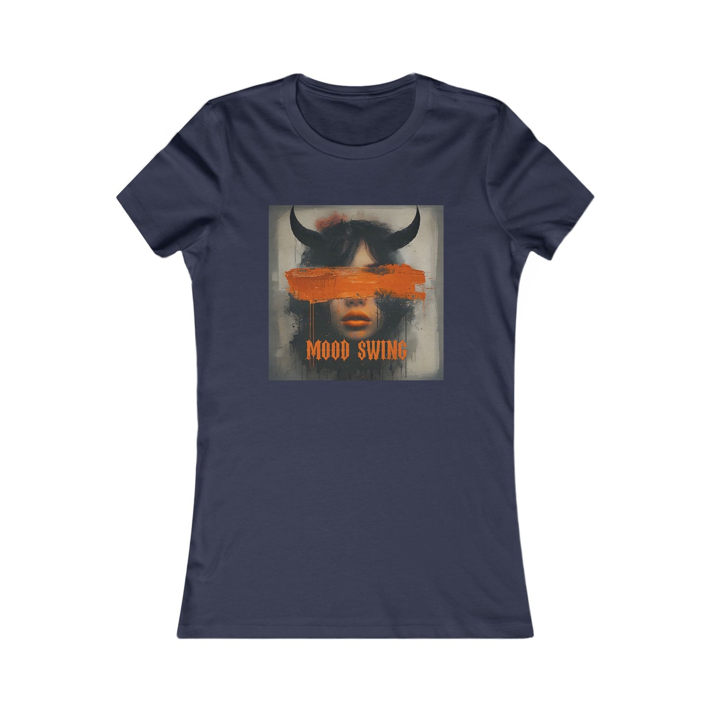 Mood Swing Gothic Graphic Tee for Women - Casual Daily Wear