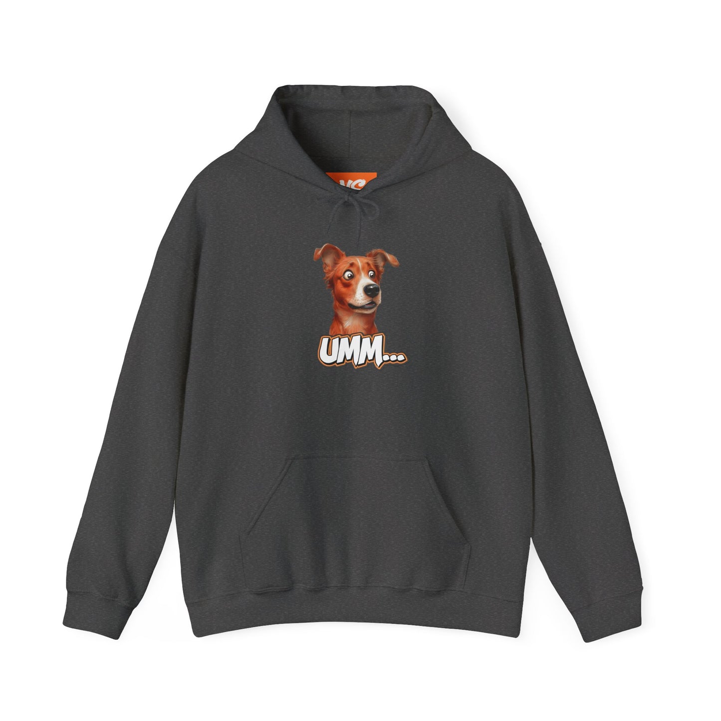 Funny Dog Graphic Hoodie - 'UMM...' Unisex Heavy Blend Sweatshirt