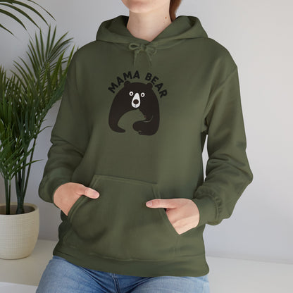Mama Bear Unisex Heavy Blend Hooded Sweatshirt - Cozy Gift for Moms